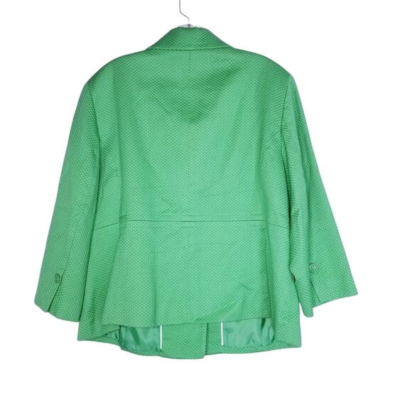 EAST 5th Women's 18 W Blazer Spring Green Button Jacket Career Old Money - Picture 2 of 8